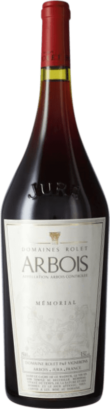 57,95 € Envío gratis | Vino tinto Rolet Rouge Mémorial 1997 A.O.C. Arbois Jura Francia Pinot Negro, Bastardo Botella Magnum 1,5 L