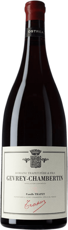 313,95 € Spedizione Gratuita | Vino rosso Trapet Ostrea A.O.C. Gevrey-Chambertin Borgogna Francia Pinot Nero Bottiglia Magnum 1,5 L