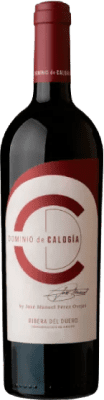 77,95 € Envío gratis | Vino tinto Dominio de Calogía D.O. Ribera del Duero Castilla la Mancha España Tempranillo Botella 75 cl