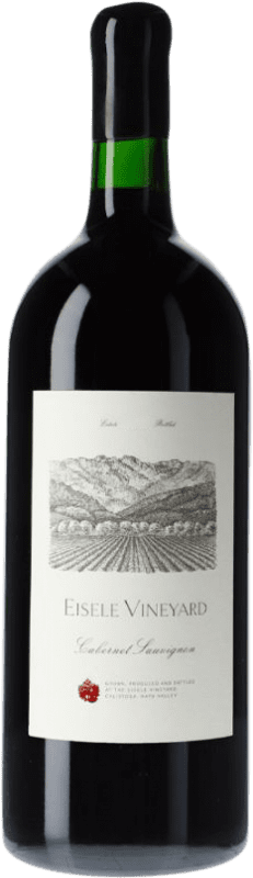 4 317,95 € Spedizione Gratuita | Vino rosso Eisele Vineyard I.G. California California stati Uniti Cabernet Sauvignon Bottiglia Jéroboam-Doppio Magnum 3 L