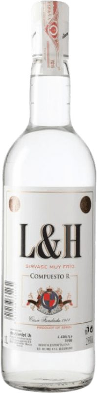 9,95 € Spedizione Gratuita | Rum LH La Huertana Emisario Compuesto R Spagna Bottiglia 1 L
