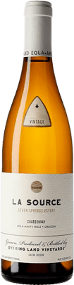 113,95 € Free Shipping | White wine Evening Land La Source Oregon United States Chardonnay Bottle 75 cl