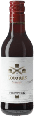 3,95 € Spedizione Gratuita | Vino rosso Familia Torres Coronas Catalogna Spagna Piccola Bottiglia 18 cl