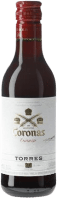 3,95 € Spedizione Gratuita | Vino Rosso Familia Torres Coronas D.O. Catalunya Catalogna Spagna Bottiglietta 18 cl