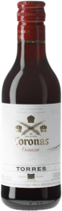 3,95 € Free Shipping | Red wine Familia Torres Coronas D.O. Catalunya Catalonia Spain Small Bottle 18 cl