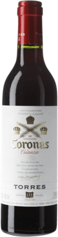 6,95 € Kostenloser Versand | Rotwein Familia Torres Coronas Katalonien Spanien Halbe Flasche 37 cl
