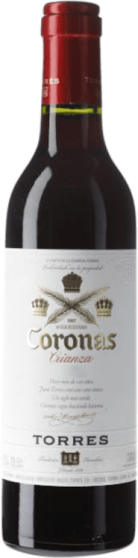 4,95 € Spedizione Gratuita | Vino rosso Familia Torres Coronas Catalogna Spagna Mezza Bottiglia 37 cl