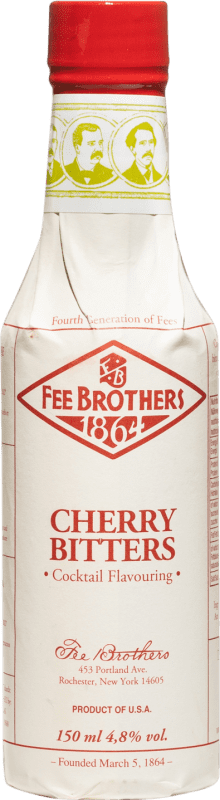 25,95 € Free Shipping | Soft Drinks & Mixers Fee Brothers Cherry Bitter United States Small Bottle 15 cl