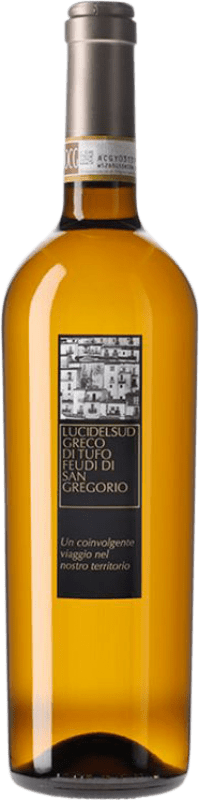 26,95 € Spedizione Gratuita | Vino bianco Feudi di San Gregorio Lucidelsud D.O.C.G. Greco di Tufo  Campania Italia Greco di Tufo Bottiglia 75 cl
