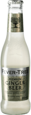 65,95 € 免费送货 | 盒装24个 饮料和搅拌机 Fever-Tree Ginger Beer 英国 小瓶 20 cl
