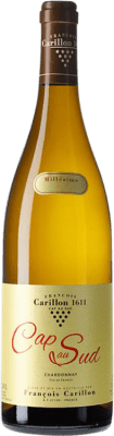 31,95 € Envío gratis | Vino blanco François Carillon Cap Au Sud Francia Chardonnay, Aligoté Botella 75 cl