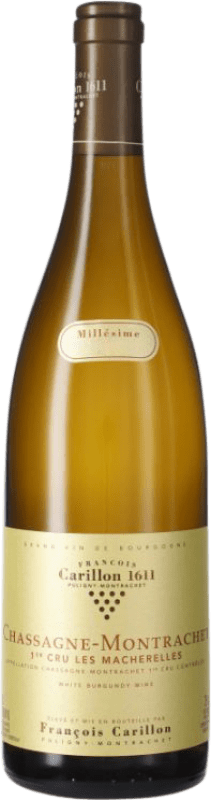 171,95 € Free Shipping | White Wine François Carillon Les Macherelles 1er Premier Cru A.O.C. Chassagne-Montrachet Burgundy France Chardonnay Bottle 75 cl