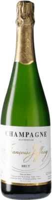 53,95 € Kostenloser Versand | Weißer Sekt Françoise Joffray. Blanc de Blancs Brut A.O.C. Champagne Champagner Frankreich Chardonnay Flasche 75 cl