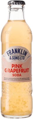 68,95 € Бесплатная доставка | Коробка из 24 единиц Напитки и миксеры Franklin & Sons Pink Grapefruit Soda Объединенное Королевство Маленькая бутылка 20 cl
