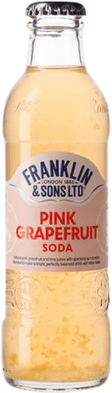 68,95 € 送料無料 | 24個入りボックス ソフトドリンク Franklin & Sons イギリス 小瓶 20 cl Pink Grapefruit — ピンクグレープフルーツ, Soda — ソーダ