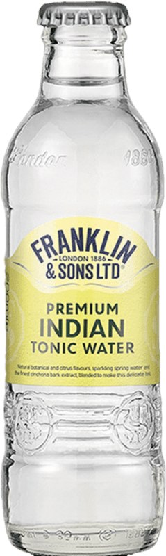 64,95 € 免费送货 | 盒装24个 碳酸饮料 Franklin & Sons Premium — 高端 英国 小瓶装 20 cl Tonic Water — 奎宁水