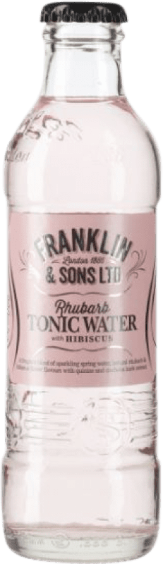 56,95 € Бесплатная доставка | Коробка из 24 единиц Напитки и миксеры Franklin & Sons Rhubarb and Hibiscus Tonic Объединенное Королевство Маленькая бутылка 20 cl