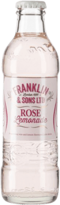 68,95 € Envio grátis | Caixa de 24 unidades Refrigerantes Franklin & Sons Lemonade Rosé Reino Unido Garrafinha 20 cl
