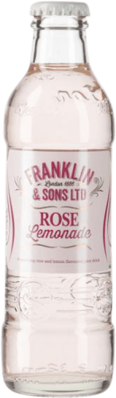 46,95 € 免费送货 | 盒装24个 碳酸饮料 Franklin & Sons Rosé — 桃红葡萄酒 英国 小瓶装 20 cl Lemonade — 柠檬水, Roses — 玫瑰