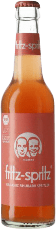 73,95 € 免费送货 | 盒装24个 饮料和搅拌机 Fritz Haag Ruibarbo Biológico 德国 有机 三分之一升瓶 33 cl