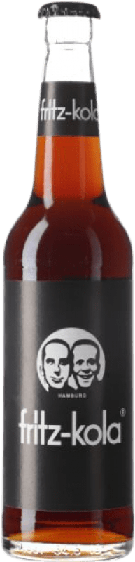 45,95 € Spedizione Gratuita | Scatola da 24 unità Bibite e Mixer Fritz Haag Kola Germania Bottiglia Terzo 33 cl