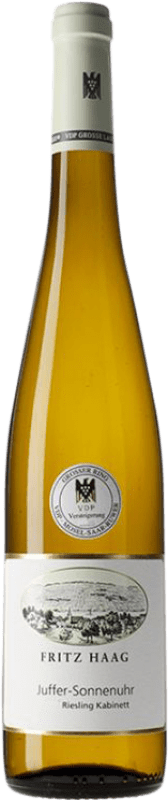 134,95 € Envoi gratuit | Vin Blanc Fritz Haag Kabinett — Récolte Mûre, Juffer-Sonnenuhr Q.b.A. Mosel Allemagne Riesling 75 cl