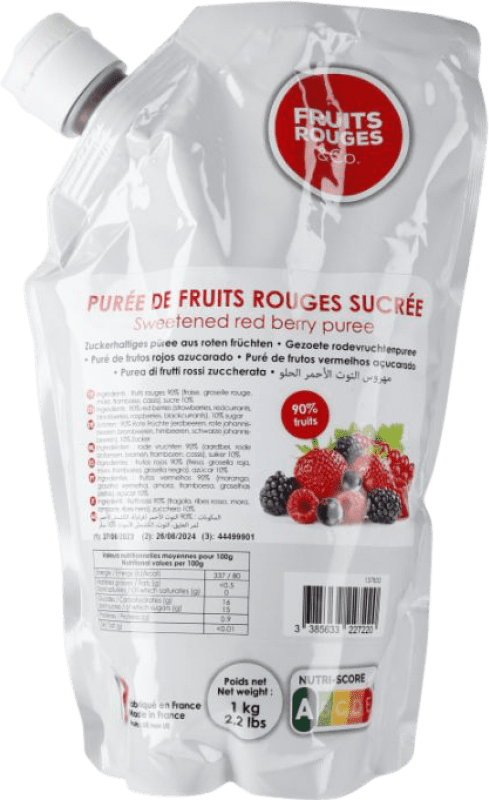 19,95 € Envío gratis | Schnapp Fruits Rouges Puré de Frutos Rojos España 1 L Sin Alcohol