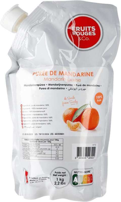 18,95 € Envio grátis | Schnapp Fruits Rouges Puré de Mandarina Espanha 1 L Sem Álcool