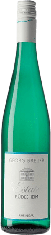 29,95 € Envío gratis | Vino blanco Georg Breuer Rüdesheim Estate Q.b.A. Rheingau Rheingau Alemania Riesling Botella 75 cl