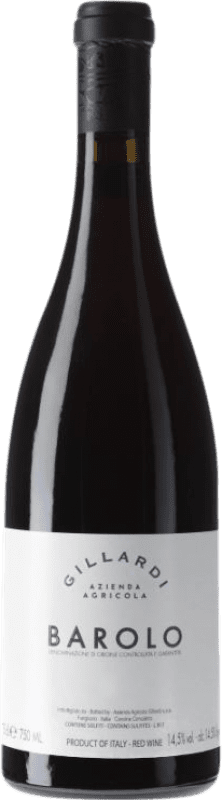 71,95 € Kostenloser Versand | Rotwein Gillardi D.O.C.G. Barolo Piemont Italien Nebbiolo Flasche 75 cl