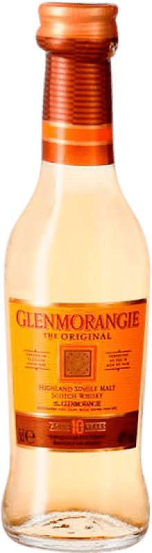 113,95 € Бесплатная доставка | Коробка из 24 единиц Виски из одного солода Glenmorangie The Original горная местность Объединенное Королевство миниатюрная бутылка 5 cl