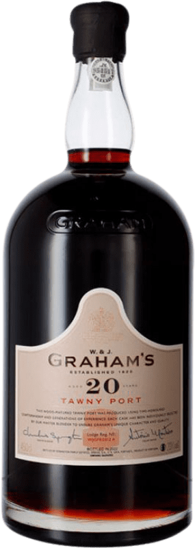 567,95 € 免费送货 | 甜酒 Graham's Tawny Blend I.G. Porto 波尔图 葡萄牙 20 岁 瓶子 Réhoboram 4,5 L