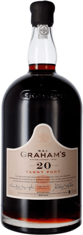 382,95 € Бесплатная доставка | Сладкое вино Graham's Tawny — Тони, Blend — Купаж I.G. Porto порто Португалия 20 Лет Бутылка Ровоам 4,5 L