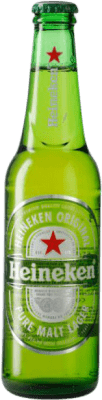 44,95 € 免费送货 | 盒装24个 啤酒 Heineken 爱尔兰 三分之一升瓶 33 cl
