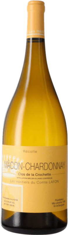 83,95 € Бесплатная доставка | Белое вино Les Héritiers du Comte Lafon Clos de la Crochette A.O.C. Mâcon Бургундия Франция Chardonnay бутылка Магнум 1,5 L