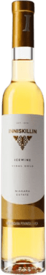 136,95 € 免费送货 | 白酒 Inniskillin Icewine Oak Aged Vidal I.G. Niagara Península 尼亚加拉半岛 加拿大 半瓶 37 cl