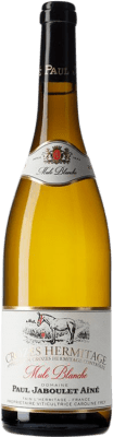 51,95 € Бесплатная доставка | Белое вино Paul Jaboulet Aîné Mule Blanche A.O.C. Crozes-Hermitage Рона Франция Roussanne, Marsanne бутылка 75 cl
