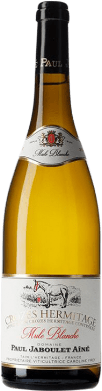51,95 € Free Shipping | White wine Paul Jaboulet Aîné Mule Blanche A.O.C. Crozes-Hermitage Rhône France Roussanne, Marsanne Bottle 75 cl