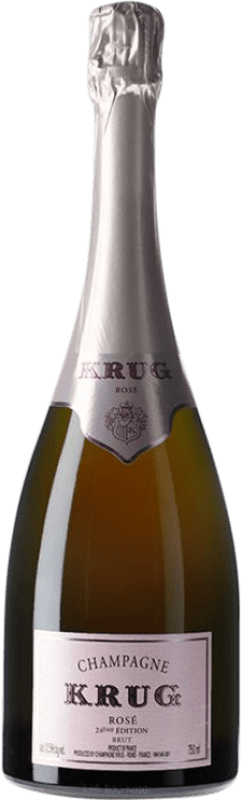 692,95 € Envío gratis | Espumoso rosado Krug Rosé 24th Edition Brut A.O.C. Champagne Champagne Francia Pinot Negro, Chardonnay, Pinot Meunier Botella 75 cl