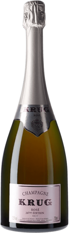 629,95 € 免费送货 | 玫瑰气泡酒 Krug Rosé 26th Edition 香槟 A.O.C. Champagne 香槟酒 法国 瓶子 75 cl