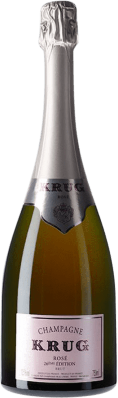 529,95 € Бесплатная доставка | Розовое игристое Krug Rosé 26th Edition брют A.O.C. Champagne шампанское Франция Pinot Black, Chardonnay, Pinot Meunier бутылка 75 cl