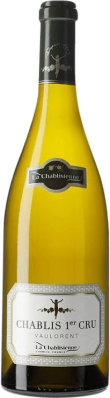 67,95 € Бесплатная доставка | Белое вино La Chablisienne Vaulorent A.O.C. Chablis Premier Cru Бургундия Франция Chardonnay бутылка 75 cl