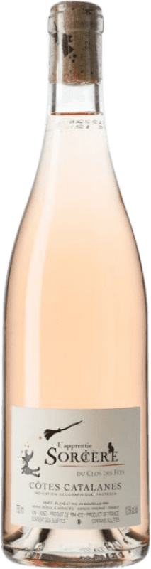 16,95 € Бесплатная доставка | Розовое вино Le Clos des Fées L'Aprenttie Sorcière Rosé I.G.P. Vin de Pays Côtes Catalanes Лангедок-Руссильон Франция Syrah, Grenache, Mourvèdre бутылка 75 cl