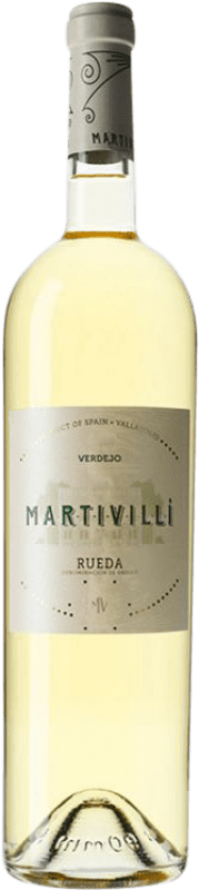 19,95 € Envio grátis | Vinho branco Ángel Lorenzo Cachazo Martivilli D.O. Rueda Castela-Mancha Espanha Verdejo Garrafa Magnum 1,5 L