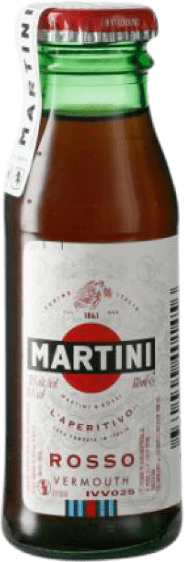 77,95 € 送料無料 | 50個入りボックス ベルモット Martini Rosso — 赤 イタリア ミニチュアボトル 5 cl