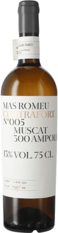83,95 € Бесплатная доставка | Белое вино Mas Romeu Contrafort 005 D.O. Empordà Каталония Испания Muscat Giallo бутылка 75 cl