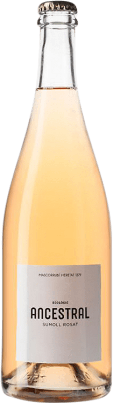 14,95 € 免费送货 | 玫瑰气泡酒 Mascorrubí Ancestral Rosat 加泰罗尼亚 西班牙 Sumoll 瓶子 75 cl
