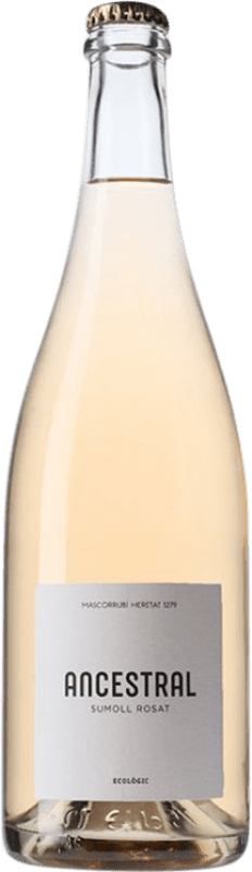11,95 € Free Shipping | Rosé Sparkling Wine Mascorrubí Ancestral Catalonia Spain Sumoll 75 cl