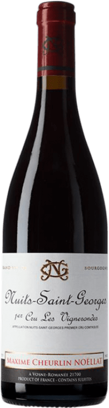 183,95 € 免费送货 | 红酒 Maxime Cheurlin Noëllat Vignerondes Premier Cru A.O.C. Nuits-Saint-Georges 勃艮第 法国 Pinot Black 瓶子 75 cl