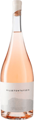 144,95 € Free Shipping | Rosé wine Milsetentayseis La Peña Rosado D.O. Ribera del Duero Castilla la Mancha Spain Tempranillo, Albillo Magnum Bottle 1,5 L